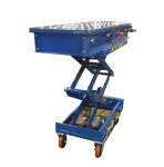 Hydraulic Scissors Lift with Roller Ball Platform