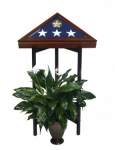 Tri Column Flag Display Stand