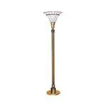 Tiffany Style Torchiere Lamp