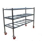 Mortuary Rack - 3 Tier End Loading