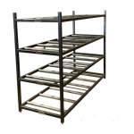 Mortuary Rack - 4 Tier End Loading