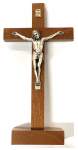 8" Standing Wood Crucifix 8" Standing Wood Crucifix