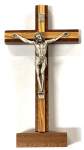 6.5" Standing Wood Crucifix 6.5" Standing Wood Crucifix