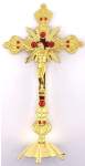 9.5" Gold Standing Crucifix 9.5" Gold Standing Crucifix