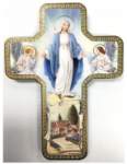 7" Wood Cross - Lady Of Grace 7" Wood Cross - Lady Of Grace