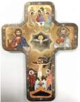 7" Wood Cross - Holy Trinity 7" Wood Cross - Holy Trinity