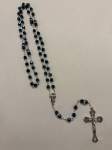 Dark Blue Crystal Bead Rosary (Per Dozen) Dark Blue Crystal Bead Rosary (Per Dozen)
