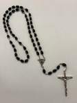 Black Quadlink Bead Rosary (Per Dozen) Black Quadlink Bead Rosary (Per Dozen)
