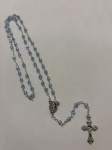 Light Blue Crystal Bead Rosary (Per Dozen) Light Blue Crystal Bead Rosary (Per Dozen)