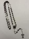 St. Francis Wood Bead Rosary (Per Dozen) St. Francis Wood Bead Rosary (Per Dozen)