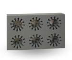 Flower Transport Block - 6 Hole Flower Transport Block - 6 Hole